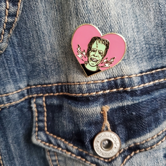 2/$20. Frankenstein Horror Enamel Pin. - Picture 1 of 2